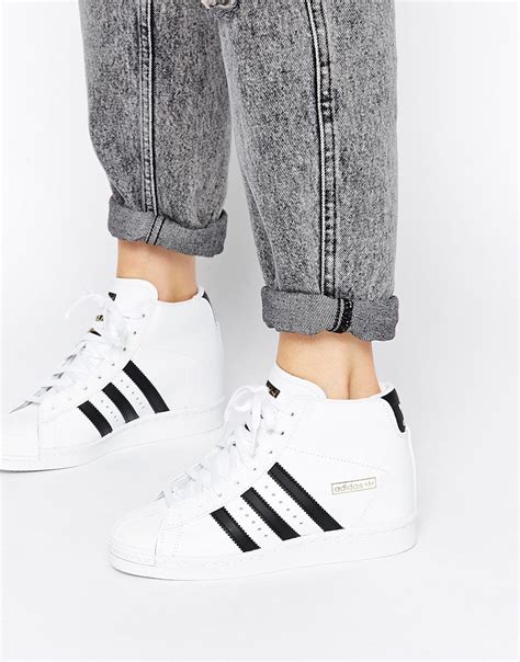 weiße adidas sneaker high|White adidas Shoes .